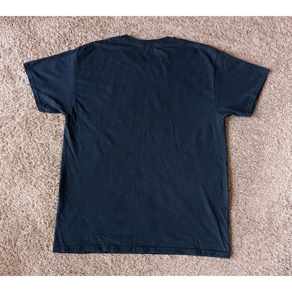 Johnny Cash T-Shirt Men's Large Graphic Print Black Short Sleeve Sleeve - Picture 4 of 6